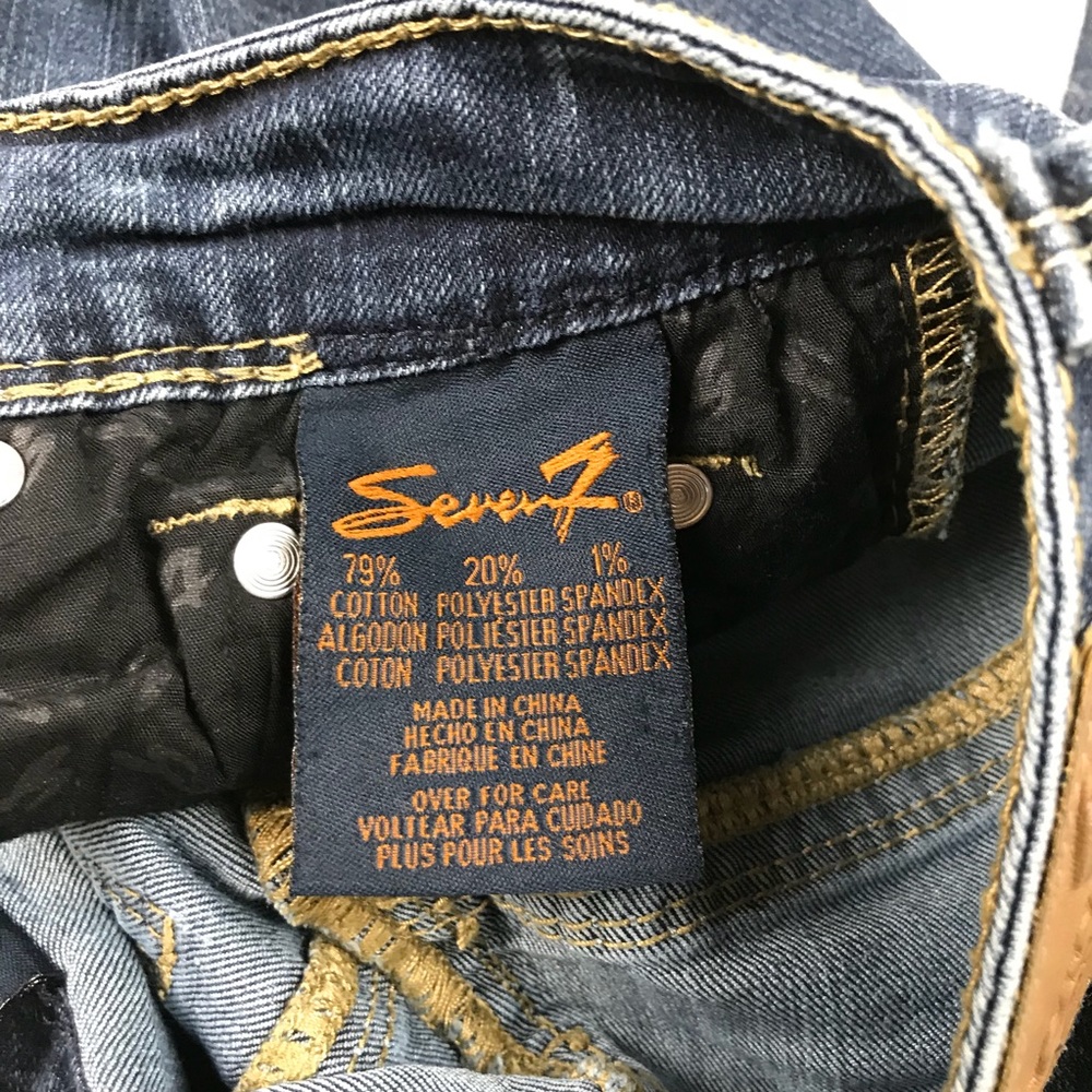 Seven7 Jeans Baby Boot Sz 26 - Picture 5 of 8